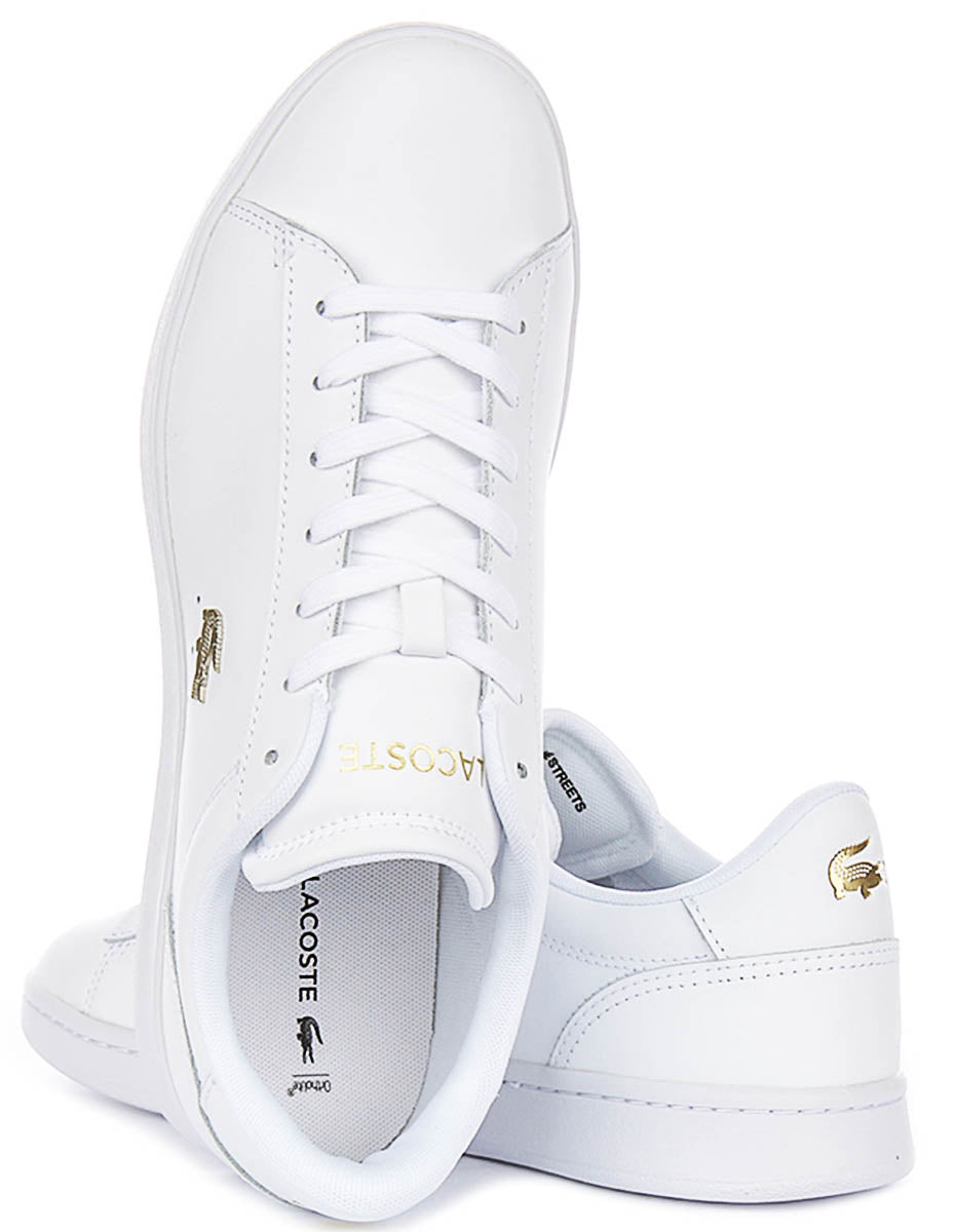 Lacoste Carnaby Set In White Gold For Women
