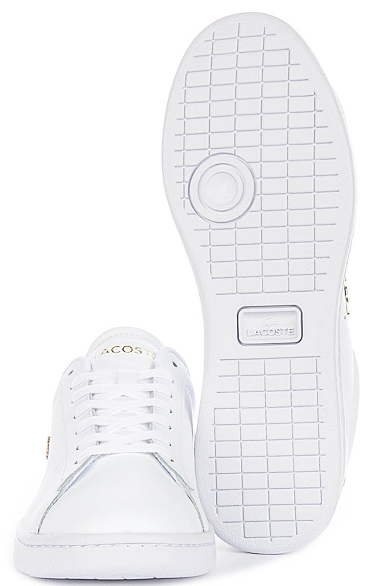 Lacoste Carnaby Set In White Gold For Women