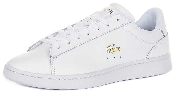 Lacoste Carnaby Set In White Gold For Women