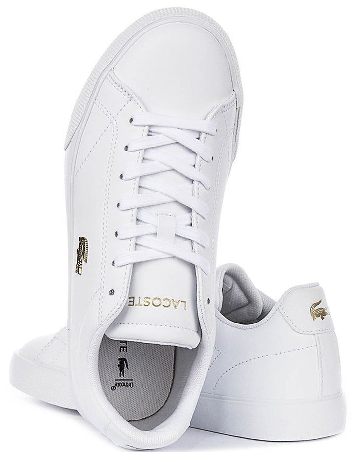 Lacoste Lerond Set In White Gold For Women