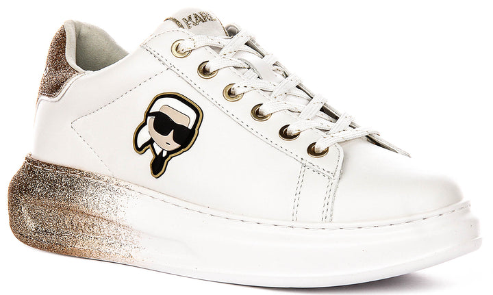 Karl Lagerfeld Kapri Ombre In White Gold For Women