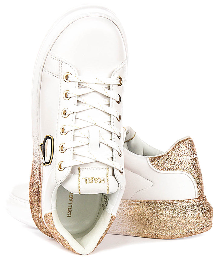 Karl Lagerfeld Kapri Ombre In White Gold For Women