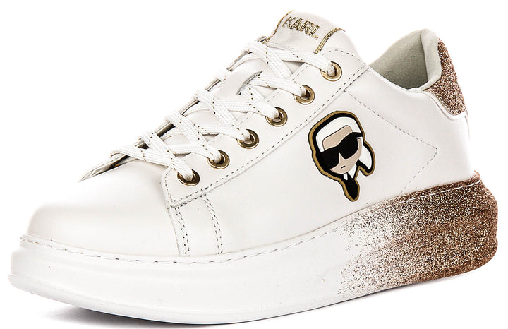 Karl Lagerfeld Kapri Ombre In White Gold For Women