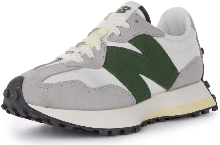 New Balance WS327 PU In White Green For Women