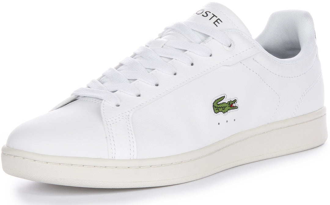 Lacoste Carnaby Pro In White Green For Men