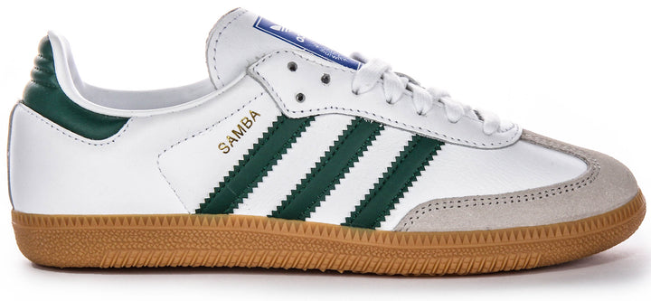 Adidas Samba Og In White Green For Men