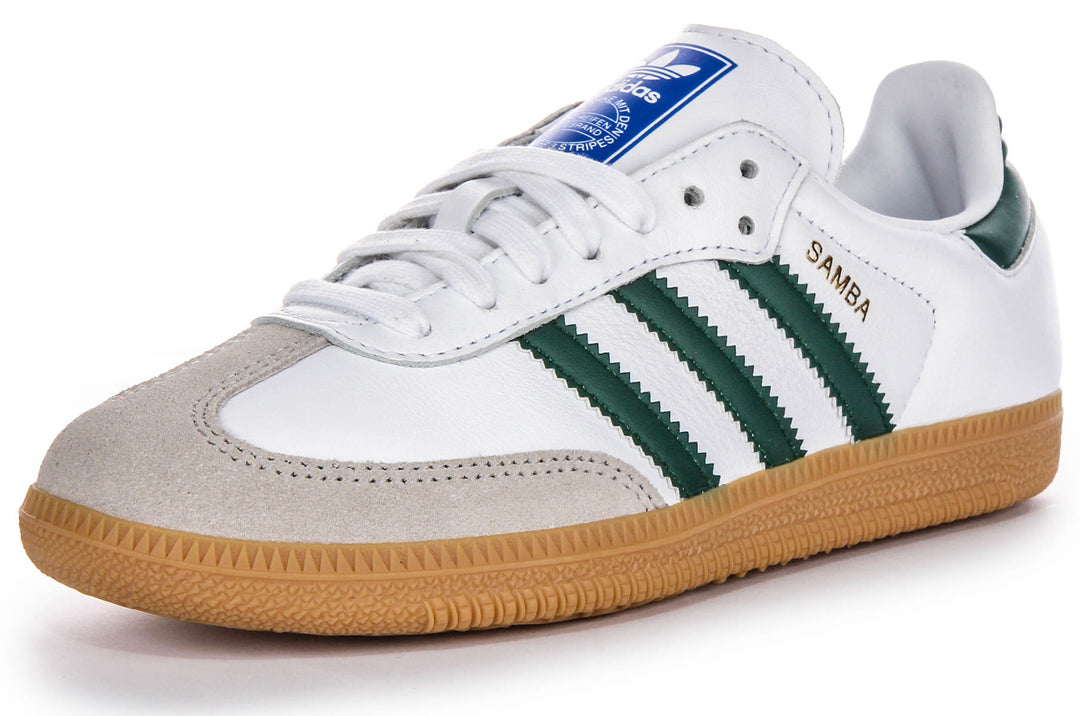 Adidas Samba Og In White Green For Men