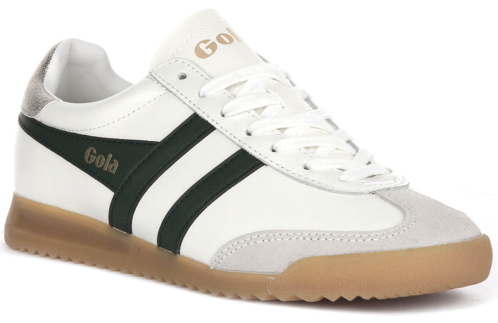 Gola Classics Torpedo Leather In White Green For Women