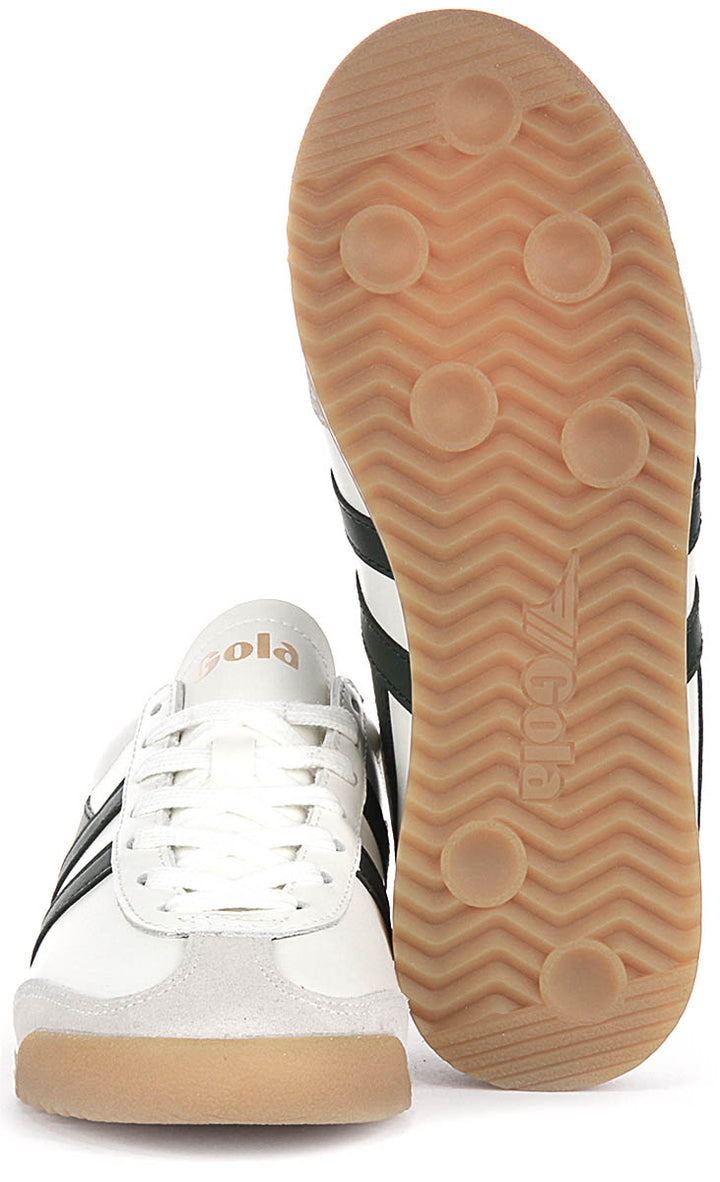 Gola Classics Torpedo Leather In White Green For Women