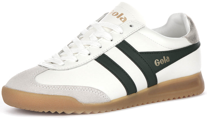 Gola Classics Torpedo Leather In White Green For Women