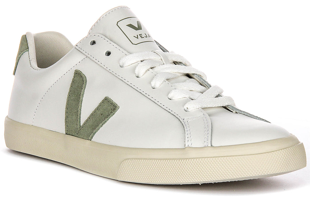 Veja Esplar White Natural Veja Esplar Leather Trainers Pure