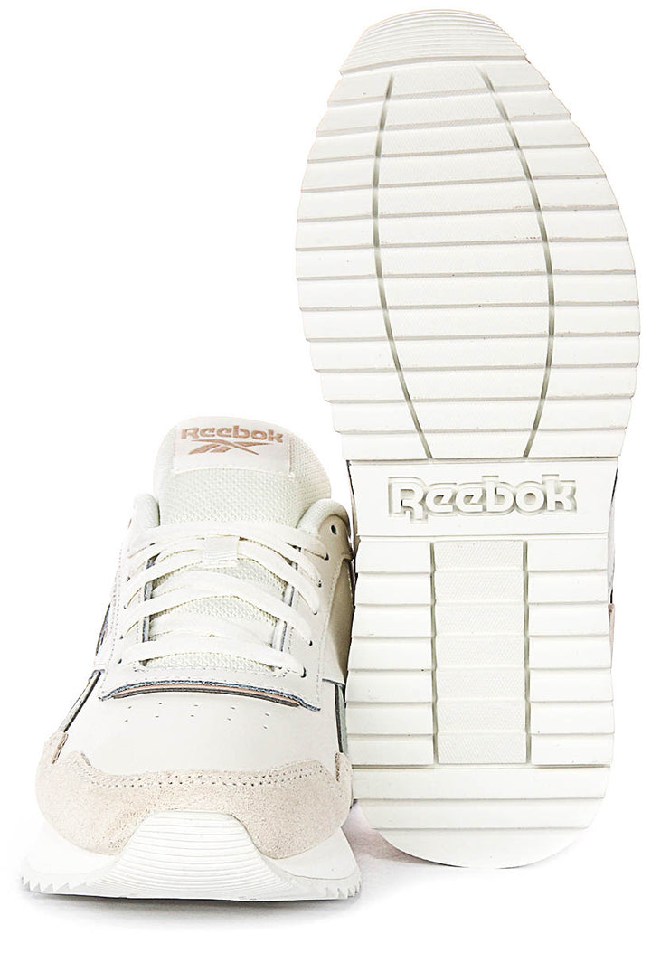 Reebok Glide Ripple In White Green For Women