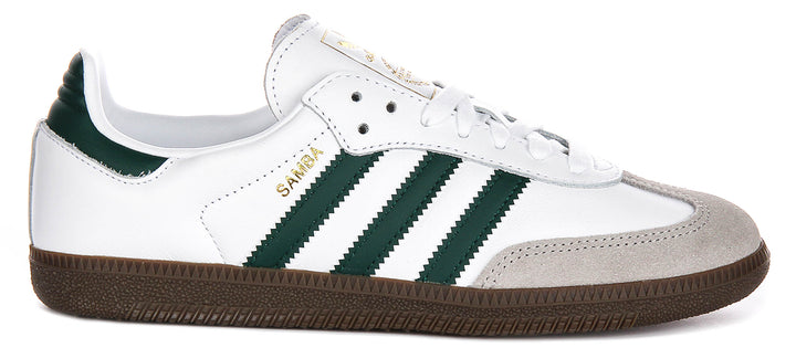 Adidas Samba OG In White Green