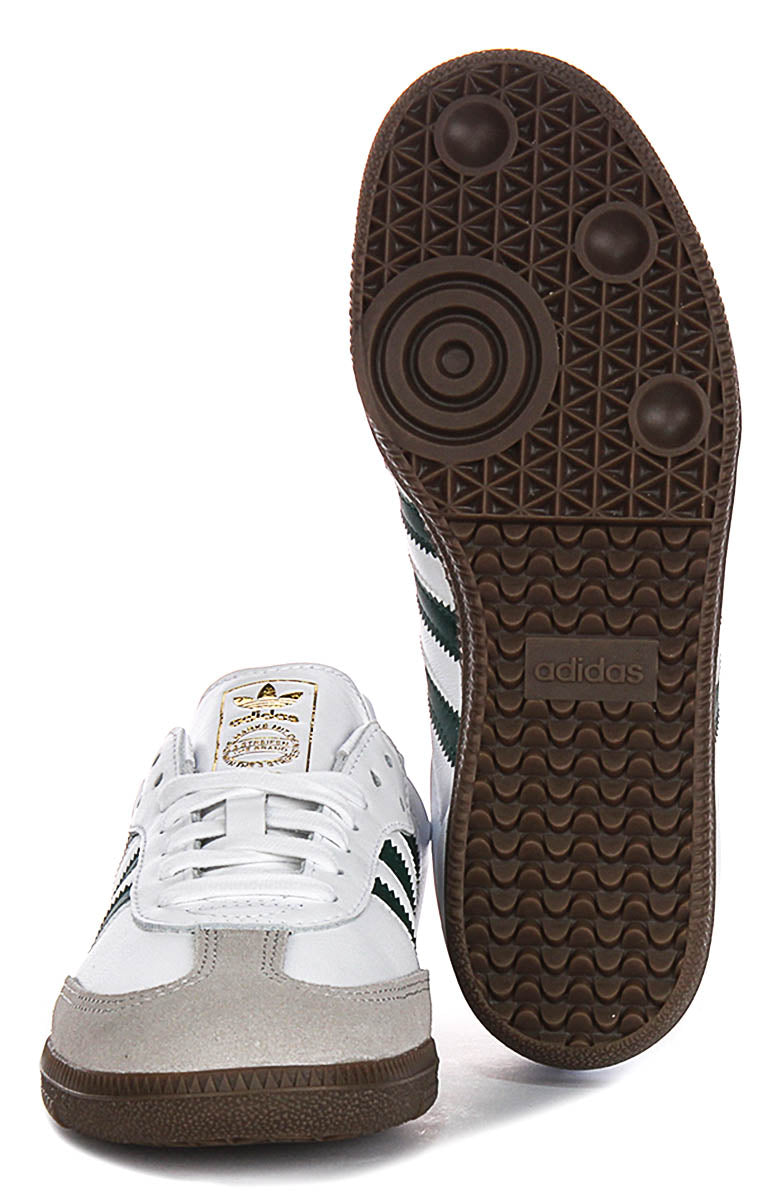 Adidas Samba OG In White Green