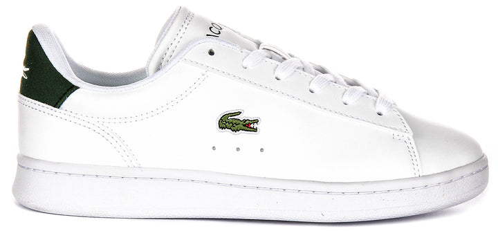 Lacoste Carnaby Set In White Green For Junior