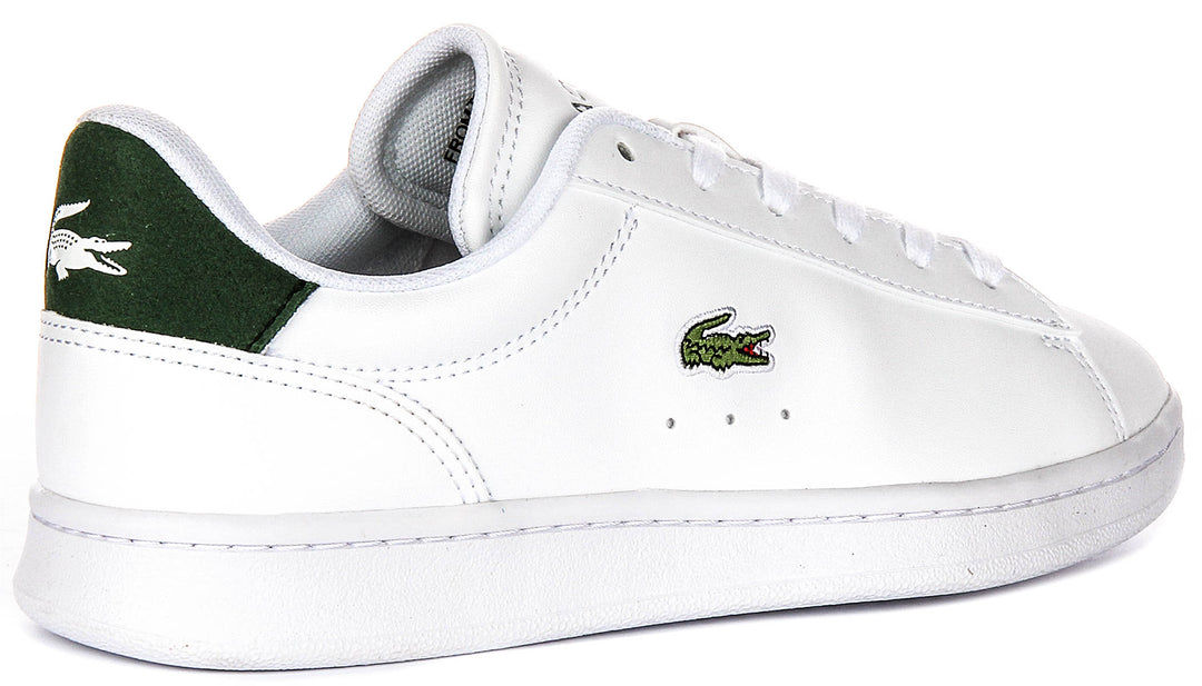 Lacoste Carnaby Set In White Green For Junior