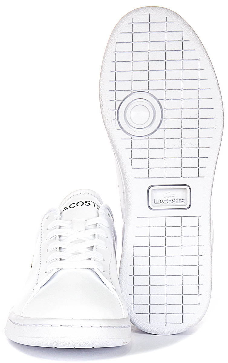 Lacoste Carnaby Set In White Green For Junior