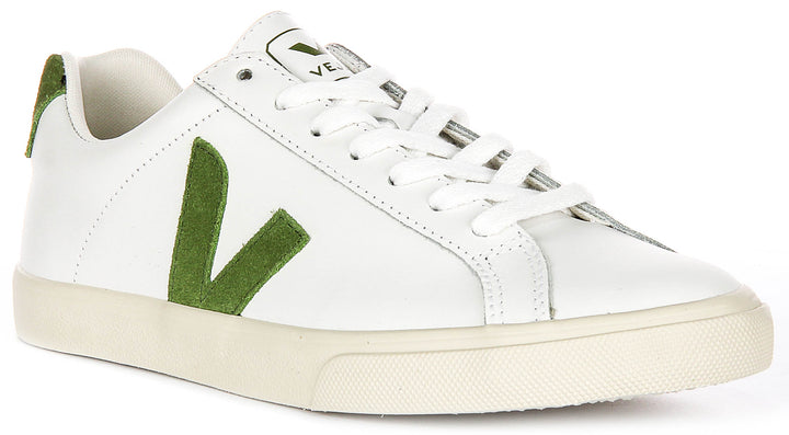 Veja Esplar Logo In White Green For Women