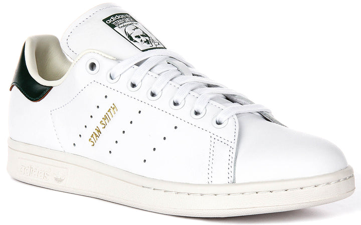 Adidas Stan Smith In White Green For Men