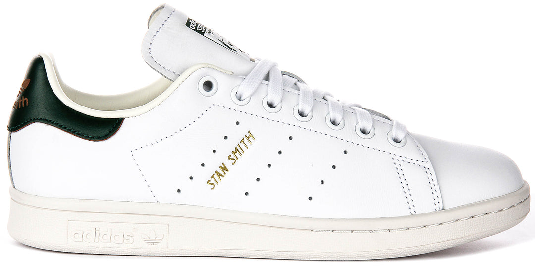 Adidas Stan Smith In White Green For Men