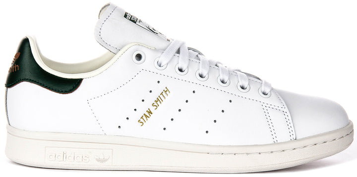 Adidas Stan Smith In White Green For Men