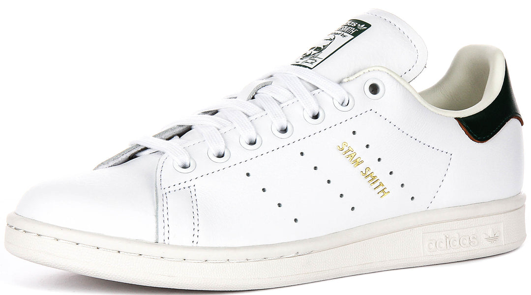 Adidas Stan Smith In White Green For Men