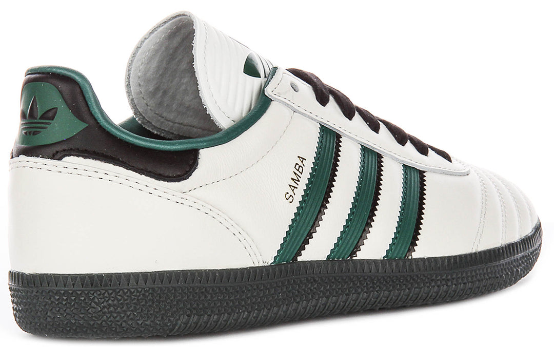 Adidas Samba Jp In White Green For Youth