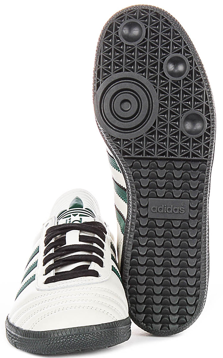 Adidas Samba Jp In White Green For Youth