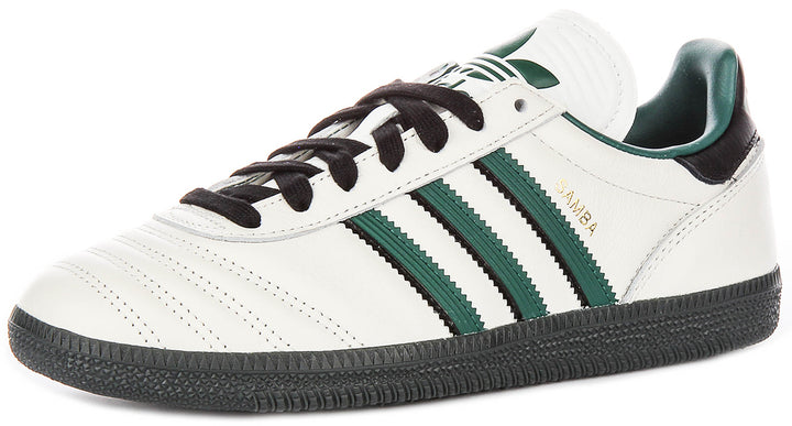 Adidas Samba Jp In White Green For Youth