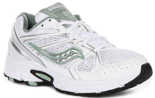 Saucony Ride Millennium In White Mint Green For Women
