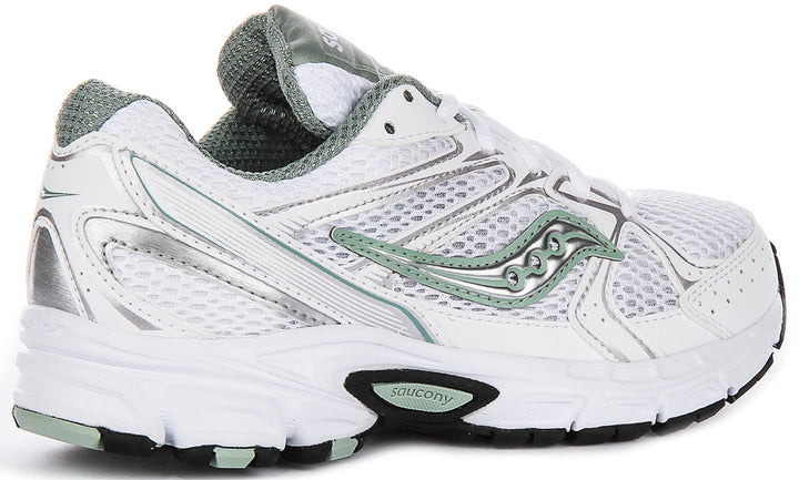 Saucony Ride Millennium In White Green For Women