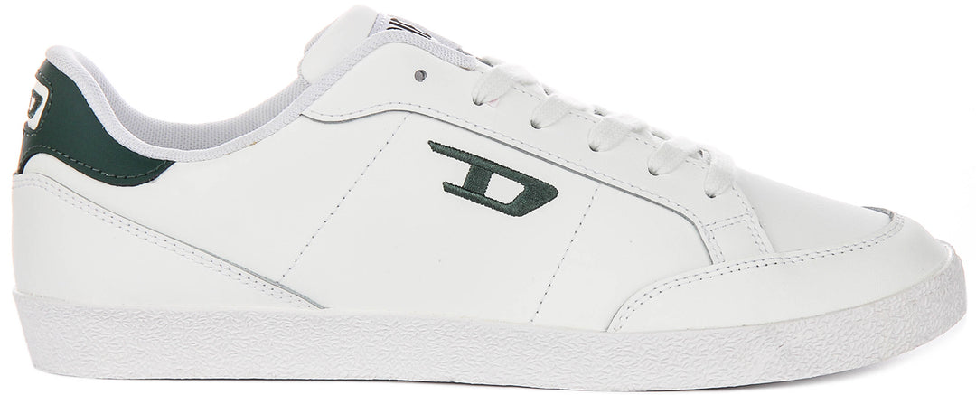 Diesel S D Leo low Sneakers In White Green For Men