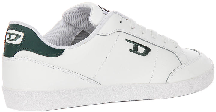 Diesel S D Leo low Sneakers In White Green For Men