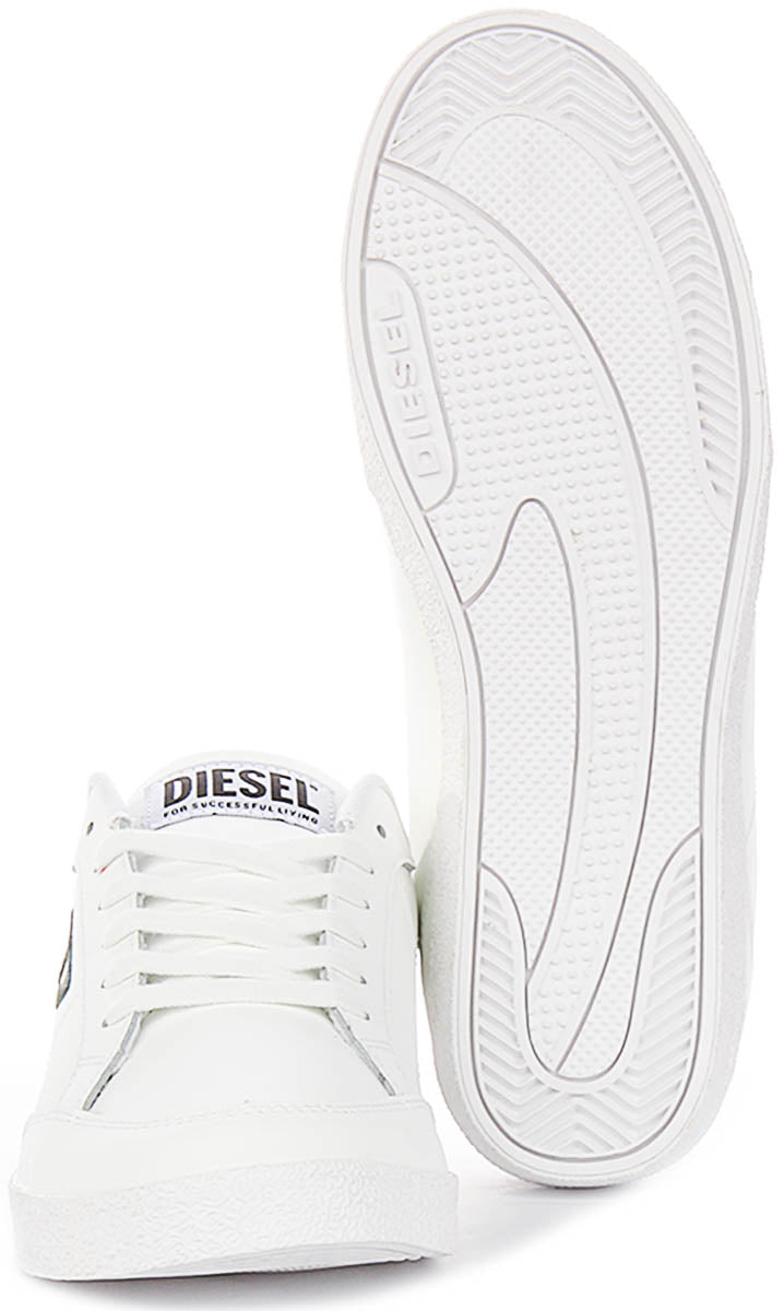 Diesel S D Leo low Sneakers In White Green For Men