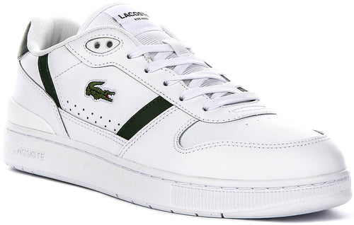 Lacoste T Clip Set In White Green For Men
