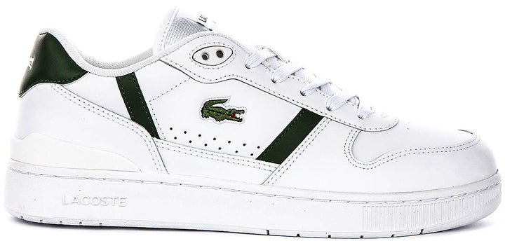 Lacoste T Clip Set In White Green For Men