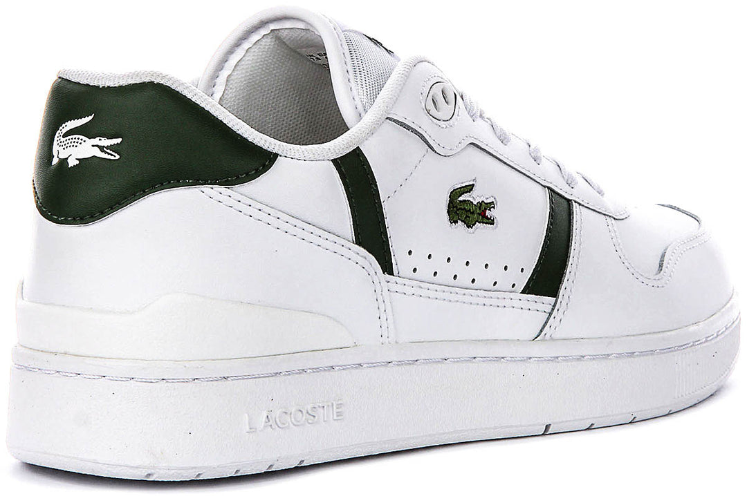 Lacoste T Clip Set In White Green For Men