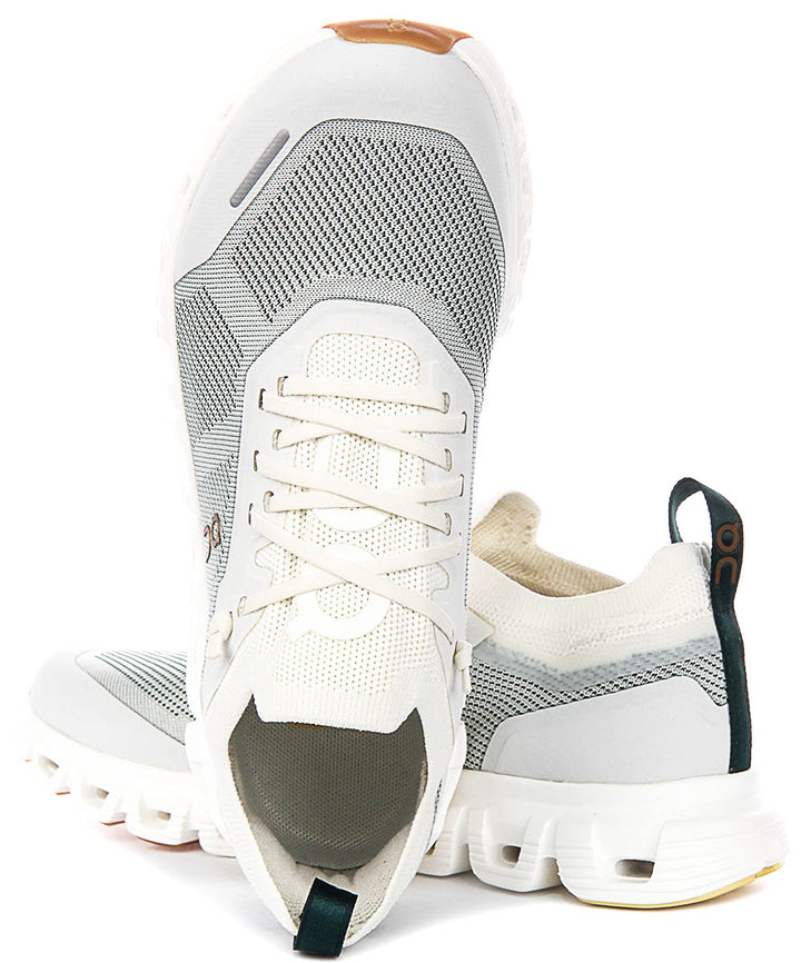 On Running Cloud 6 Versa In White Green For Women