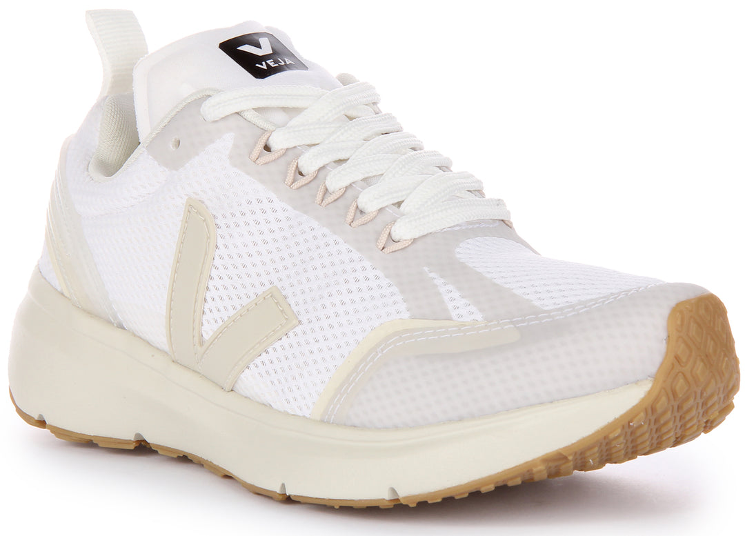 Veja Condor In White Grey For Men Alveomesh Tech Running Shoes