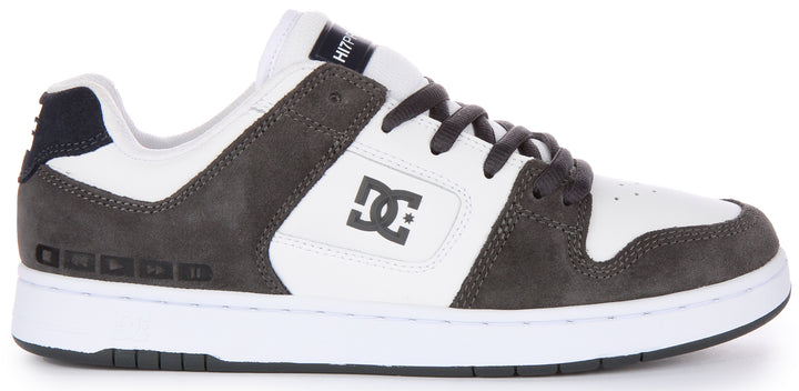 Dc Shoes Manteca 4 S In White Grey