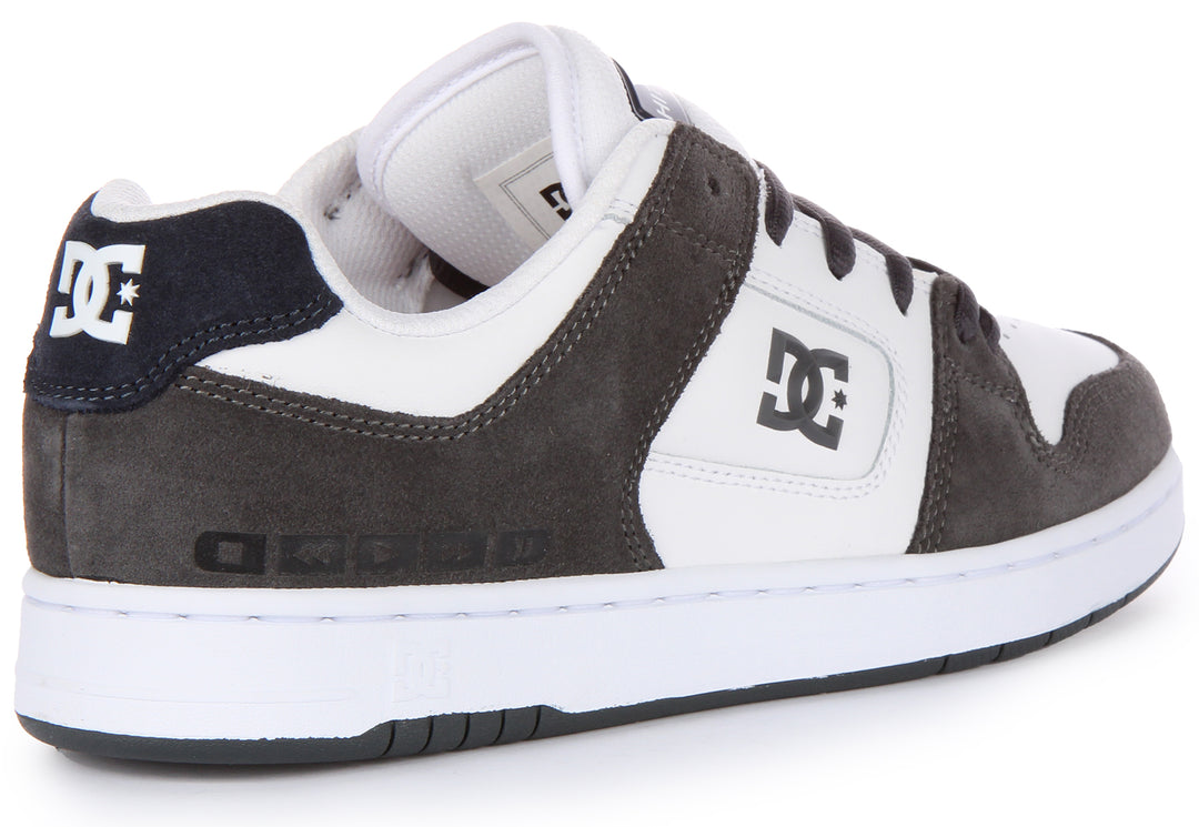 Dc Shoes Manteca 4 S In White Grey