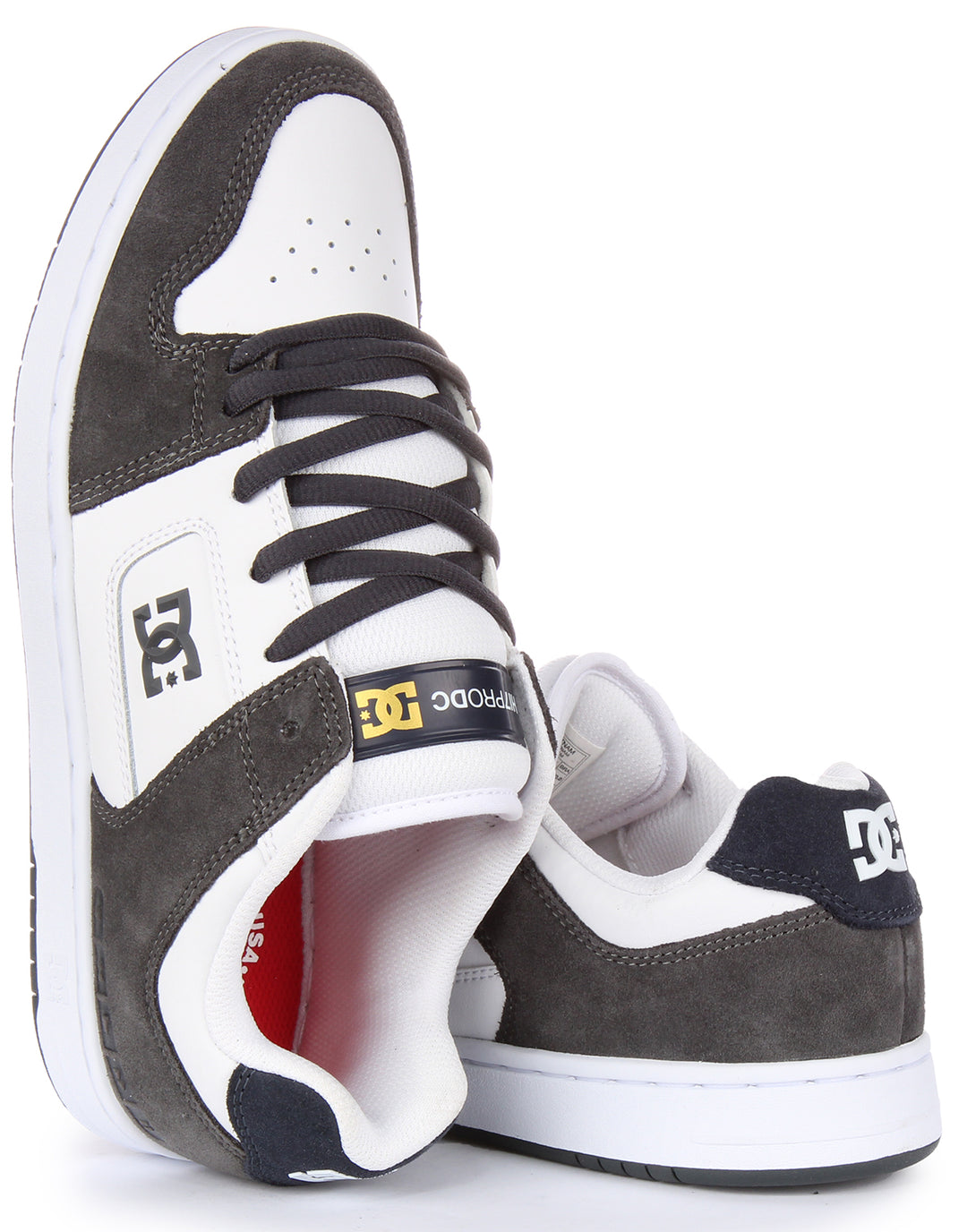 Dc Shoes Manteca 4 S In White Grey