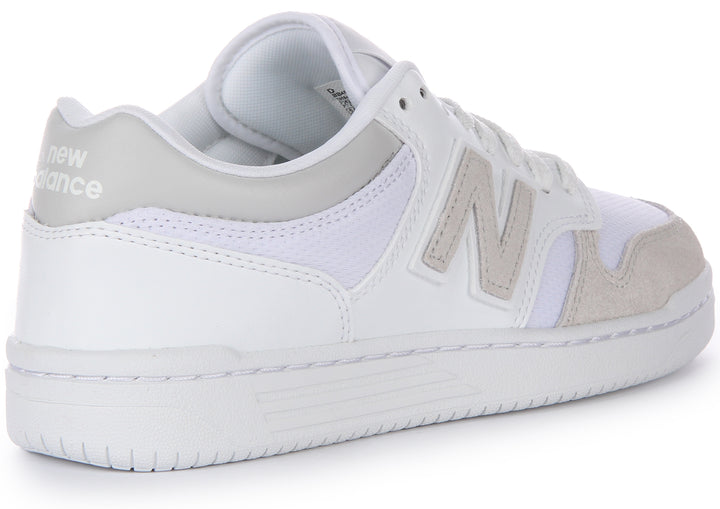 New Balance BB480Lka In White Grey