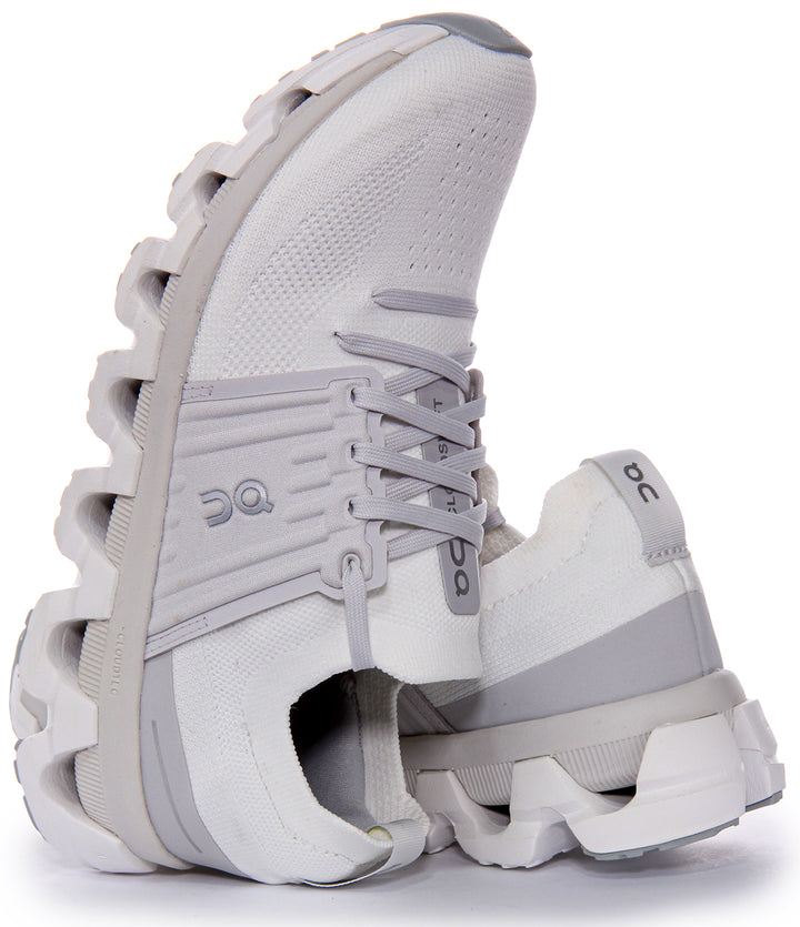 On Running Women's Cloudswift 3 Baskets En Mesh Blanc Gris