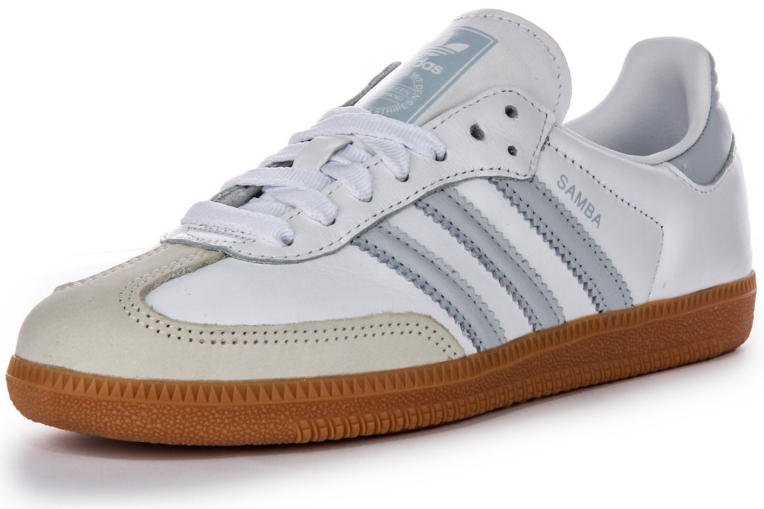 adidas WMNS Samba OG (White / Light Blue / Gum) adidas WMNS Samba OG (White / Light Blue / Gum)