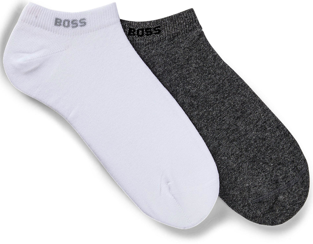 Boss 2P As Uni Color In White Grey For Unisex