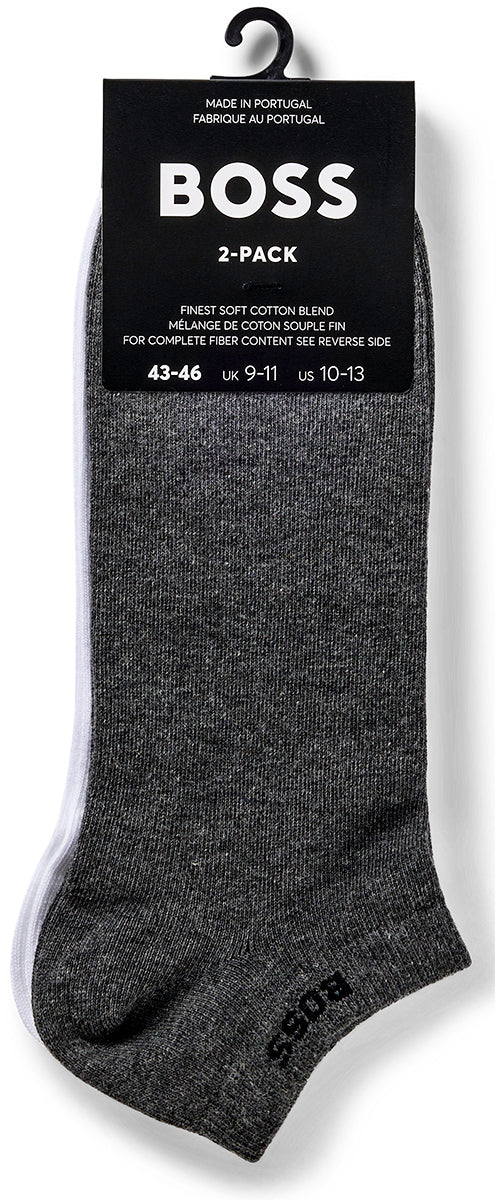 Boss 2P As Uni Color In White Grey For Unisex