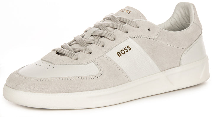 Boss Brandon Tennis In White Grey For Men