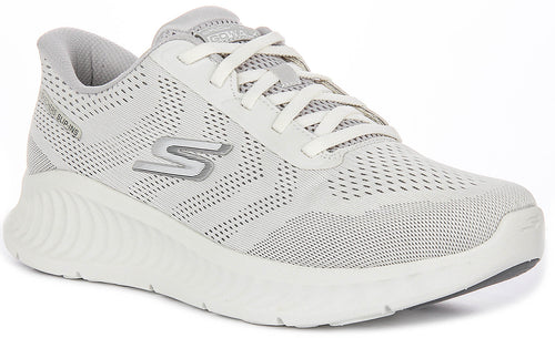 Skechers Go Walk Now Payton In White Grey For Men