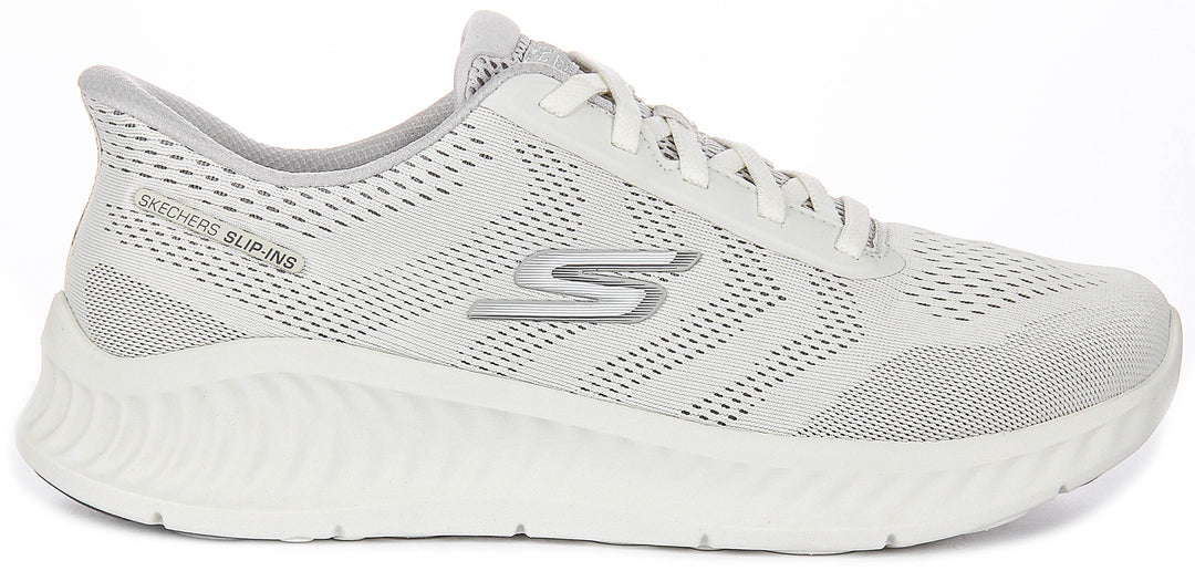 Skechers Go Walk Now Payton In White Grey For Men